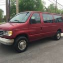 1994 FORD E350 5.8L 15 PASSENGER CLUB WAGON EXTENDED MAXI VAN NO RESERVE!!!