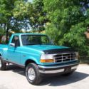 1994 FORD F-150 XLT REGULAR CAB FLARESIDE 4X4 SHORT BED TRUCK 5.0L V8 CLEAN RARE