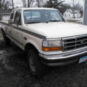 1994 Ford F-250 Extended Cab Pickup Truck Off White w/ Tan Interior