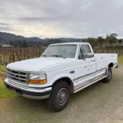 1994 Ford F-250 White