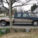 1994 Ford F-350 7.3l powerstroke diesel dually w/wooden flatbed - manual trans