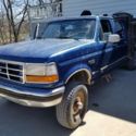 1994 Ford F-350 Pickup Blue 4WD Manual