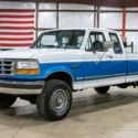 1994 Ford F250 XLT Extended Cab 78415 Miles White/Light Blue Pickup Truck 7.5L /