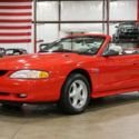 1994 Ford Mustang GT 263 Miles Vibrant Red Convertible 5.0L V8 4-Speed Automatic