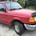 1994 Ford Ranger Pickup XLT V6 Automatic in Red w bed liner