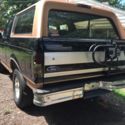 1994 full size ford bronco 351 v8 tow 4x4 4wd black eddie bauer eddion nr black
