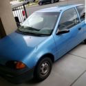 1994 Geo Metro Hatchback Blue FWD Manual XFI