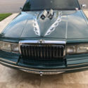 1994 Green Lincoln Ghost rider hearse