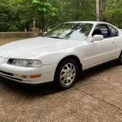 1994 Honda Prelude SI Coupe White 4 seater 2 door Black Interior
