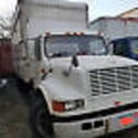 1994 International box delivery truck with liftgate  4700, DT408.