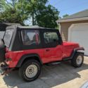 1994 Jeep Wrangler SUV Red 4WD Manual S