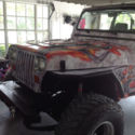 1994 Jeep Wrangler with unique vinyl wrap