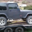 1994 Jeep Wrangler YJ and trailer