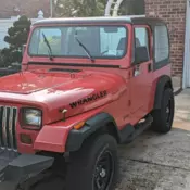 1994 Jeep Wrangler / Yj SUV Red S