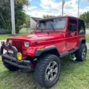 1994 Jeep Wrangler / Yj SUV Red SE