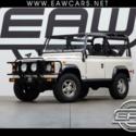 1994 Land Rover Defender 90 CONVERTIBLE 49609 Miles White 8 Cylinder Engine 5 S