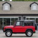1994 Land Rover Defender 90 Portofino Red, 5 speed, A/C, only 22k miles