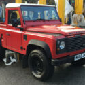 1994 LANDROVER DEFENDER 90 300TDi PICKUP RUTLAND RED XS LEATHER STUNNING TRUCK