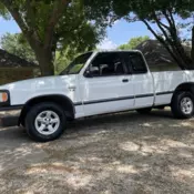 1994 Mazda B4000 Pickup White CAB PLUS
