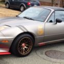 1994 Mazda Miata MX5 Grey Custom Race Wrap