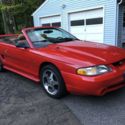 1994 MUSTANG COBRA CONVERTIBLE INDY 500 PACE CAR EDITION