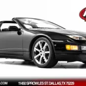 1994 Nissan 300ZX Low Mileage All Original 90331 Miles Black Convertible 6 Autom