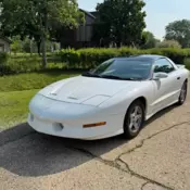 1994 Pontiac Firebird White Trans Am