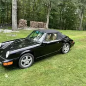 1994 Porsche 911 Convertible Black CARRERA 2