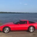 1994 red Chevrolet Corvette targa top LT1 Only 28K orig miles no reserve