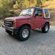 1994 Suzuki Samurai SUV Red JL