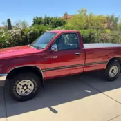 1994  Toyota 100 Single cab, long bed, 4wd, automatic comes with tonneau cover