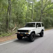 1994 Toyota Land Cruiser Prado SUV White KZJ78