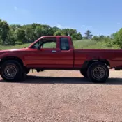 1994 Toyota Pickup Red 1/2 TON EXTRA LONG WHEELBASE DX