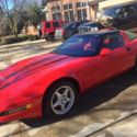 1994 ZR1 Torch Red Corvette with Red Interior