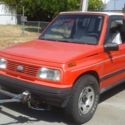1995 Geo Tracker 4x4 Roadmaster RV towed behind