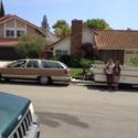1996 Buick Roadmaster station wagon with 1976 RoadRunner tent trailer