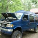 1999 Ford E150 Full Size Van and 1993 E350 4x4 ujointoffroad 4wd travel camper