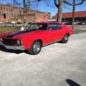 2 door coupe  Red with Black Stripes on Hood