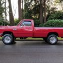 2 OWNER 1989 DODGE W250 REG CAB CUMMINS DIESEL 4X4 ONLY 73,971 ORIG MILES