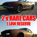 2 x RARE 1967 CAMAROS #S MATCH RS/SS 350 CONVERTIBLE & LOADED RS HARDTOP VIDEO!