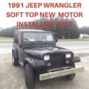 2, yes TWO 1991 Jeep Wranglers for sale for the price of ONE!!!!