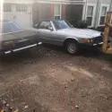 2x Mercedes-Benz CONVERTIBLE Cars - 1978 450sl & 1984 380sl - BOTH FOR ONE MONEY