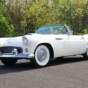 312 V8 3 spd manual trans white paint, white and black interior LOW RESERVE
