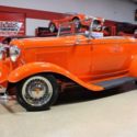 32 ROADSTER TRIPLE CARB CHEVY 350 FULL STEEL BODY & FENDERS RUMBLE SEAT LEATHER