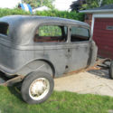 34 Ford TUDOR sedan 1934 2 door by DETROIT MICH 1933 33