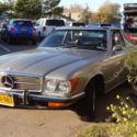 350 sl silver -black hard and rag top, with book claiming to be first of series