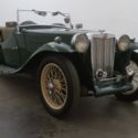 36 MG TA Roadster British Racing Green Soft Top Painted Wire Wheels Driver