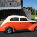 37 FORD SLANTBACK SEDAN, ALL STEEL, HOT ROD, STREETROD, CHEVY 350