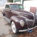 39 FORD DELUX CONVERTIBLE RUMBLE SEAT