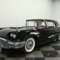 390 V8, PS, PW, CORRECT RAVEN BLACK & RED AND WHITE VINYL, BEAUTIFUL SQUAREBIRD!